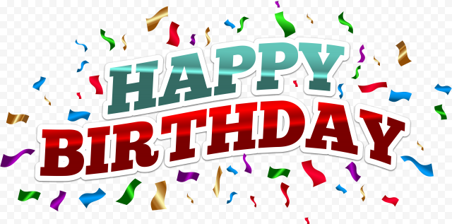 Happy Birthday Logo Without Background Cutout Png Clipart Images Citypng