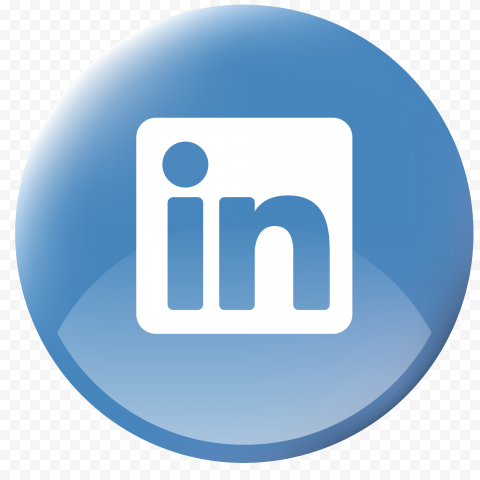 HD Black Outline Linkedin Round Icon PNG | Citypng