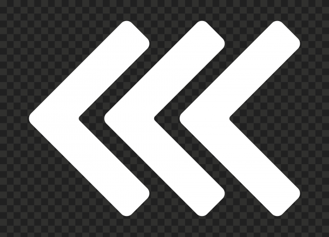 HD Three White Arrows Pointing Right PNG | Citypng