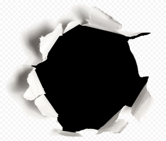HD Paper Hole Burst Rip PNG | Citypng