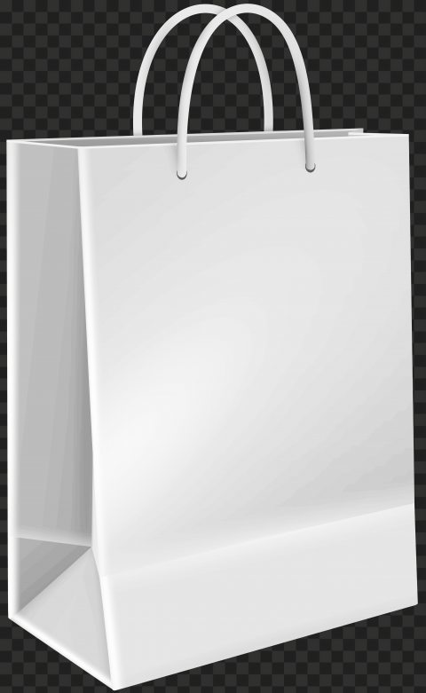 White Kraft Bag Transparent Background Cutout Png Clipart Images Citypng