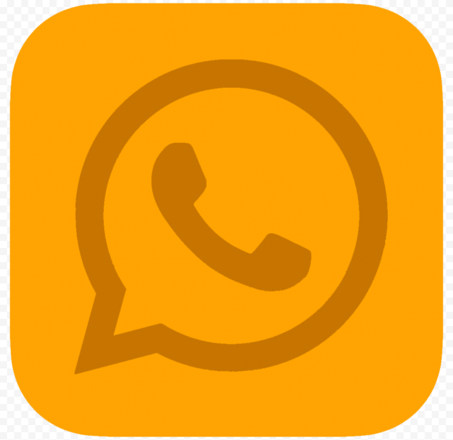 Hd Orange And White Wa Whatsapp Logo Icon Png Citypng