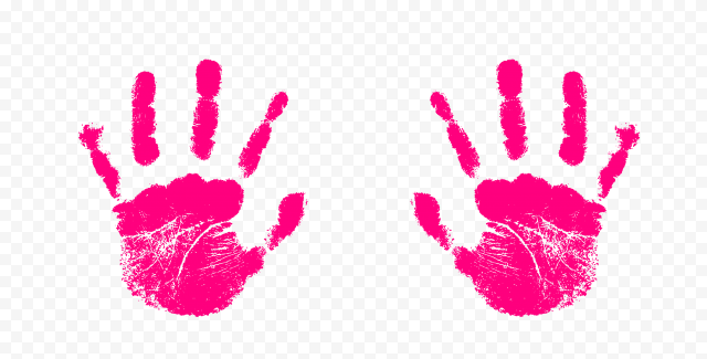 Two Handprint Pattern HD Colorful Two Handprint PNG | Citypng