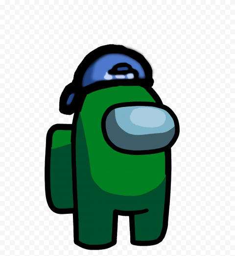 HD Dark Green Among Us Character PNG | Citypng