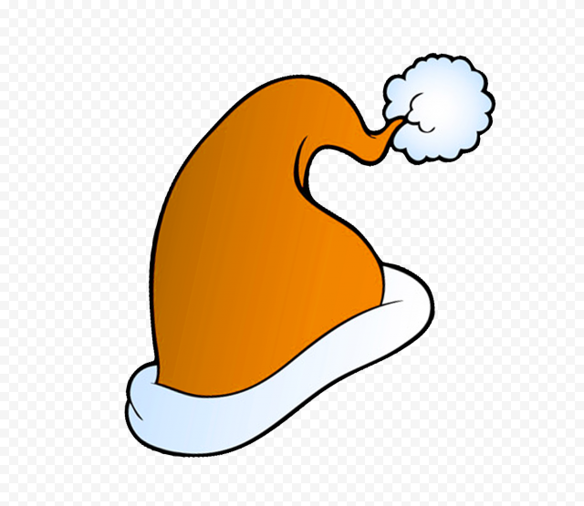 HD Cute Blue Christmas Santa Hat 