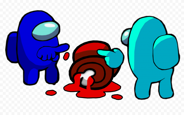 Red Among Us Character Dead Body Transparent Cutout Png Clipart Images Citypng