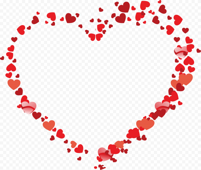Transparent Background Red Heart Outline Cutout Png Clipart Images Citypng